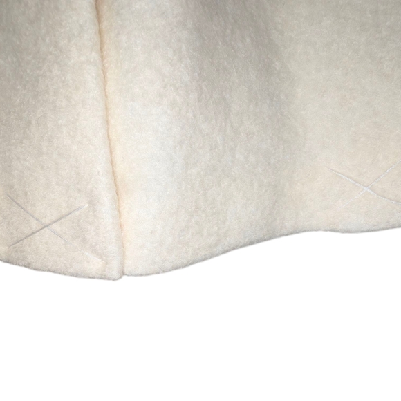 GUESS Women's Cream Double-Breasted Coat - Picture 4 of 7